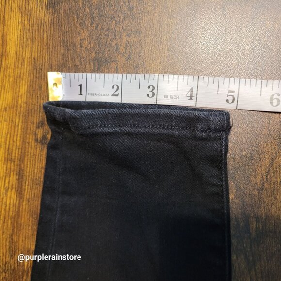 American Eagle Jeans 6 R Curvy Highest Rise Jegging Next Level Stretch Black - Picture 11 of 12